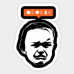 Crybaby Social Media Sticker